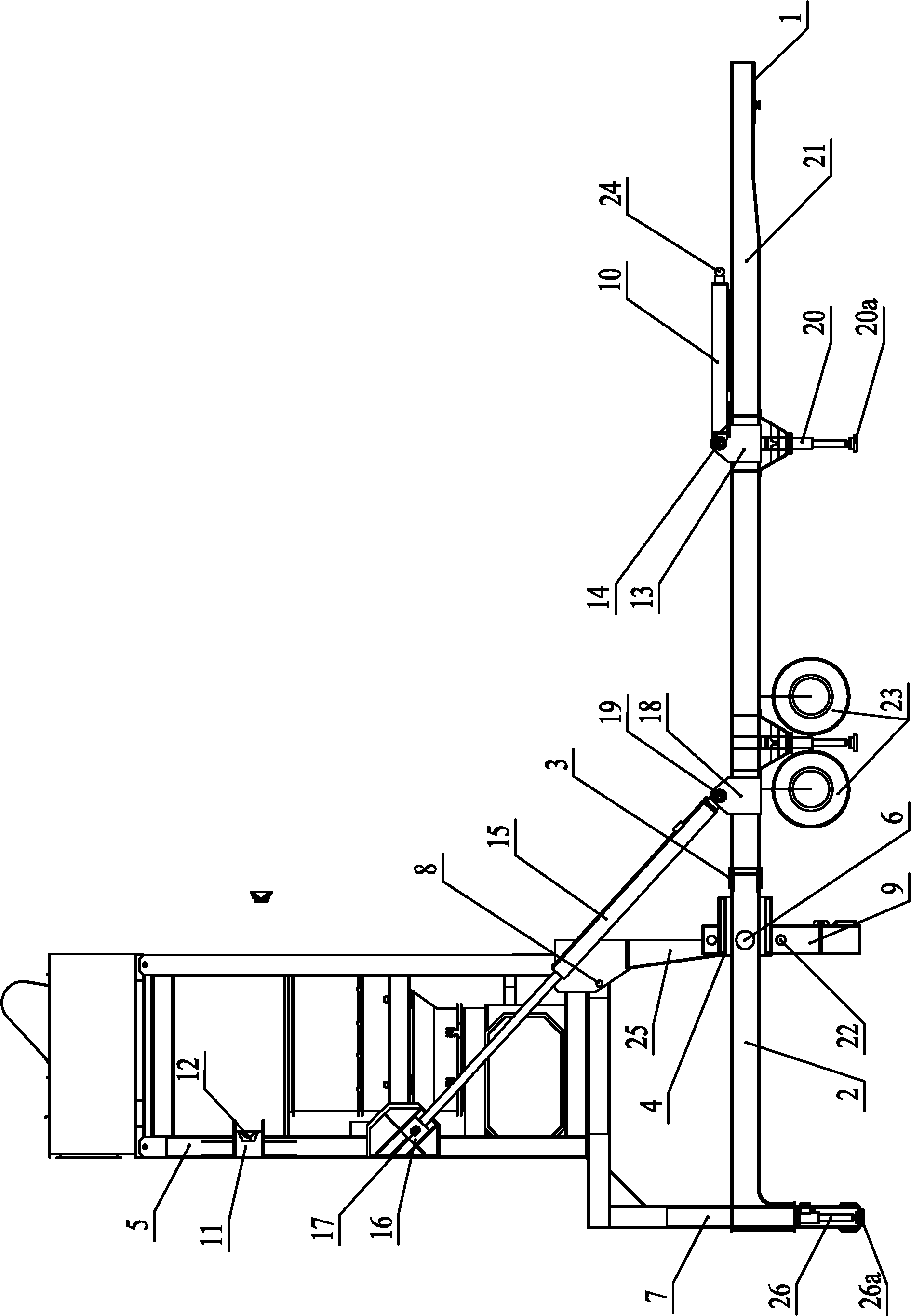 Tower whole movement lifting device