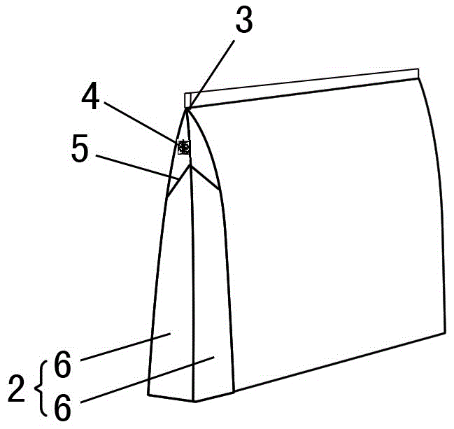 Flexible packaging bag with hidden information pattern and method for hiding graphic information