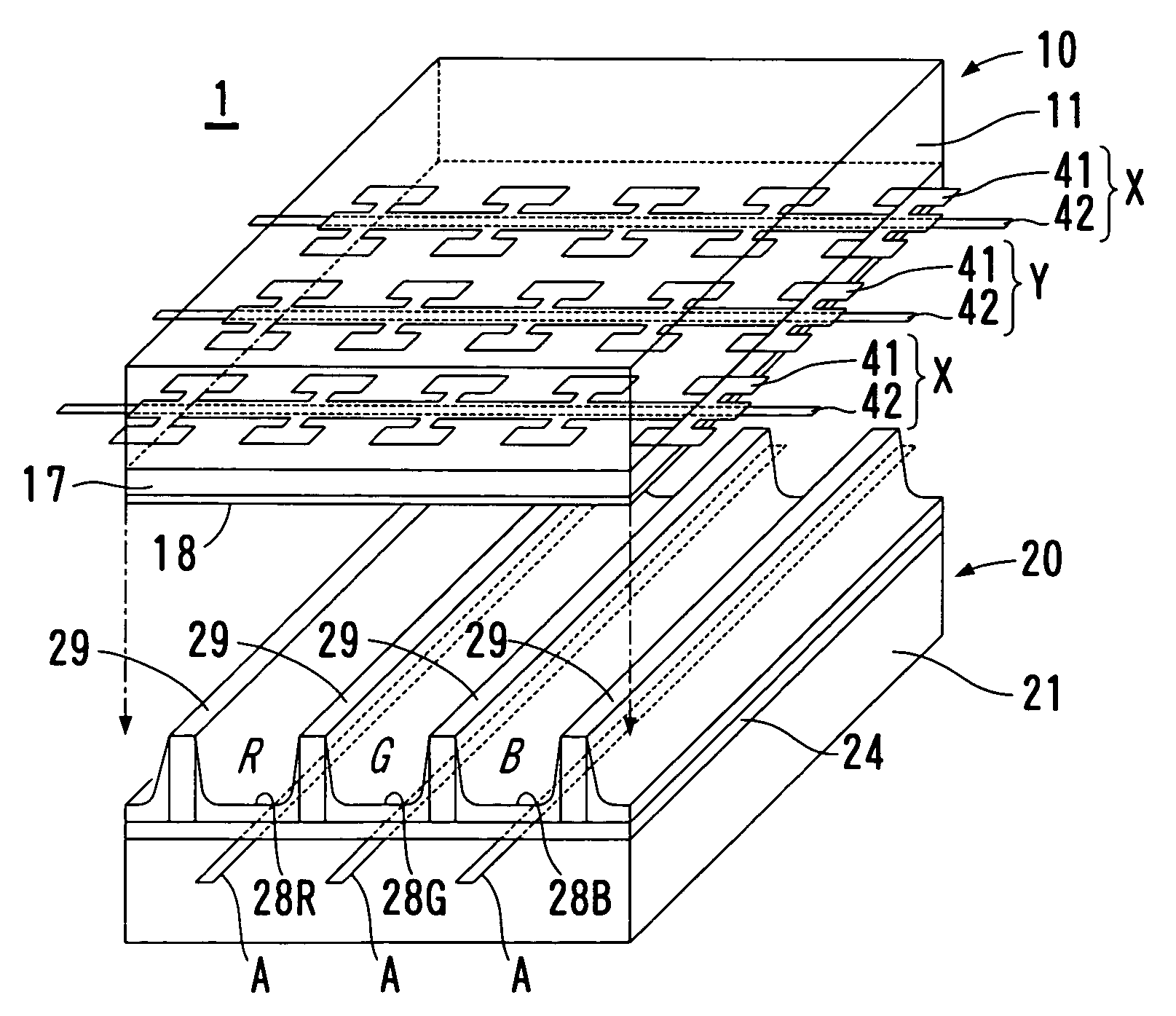 Method of manufacturing flat panel displays