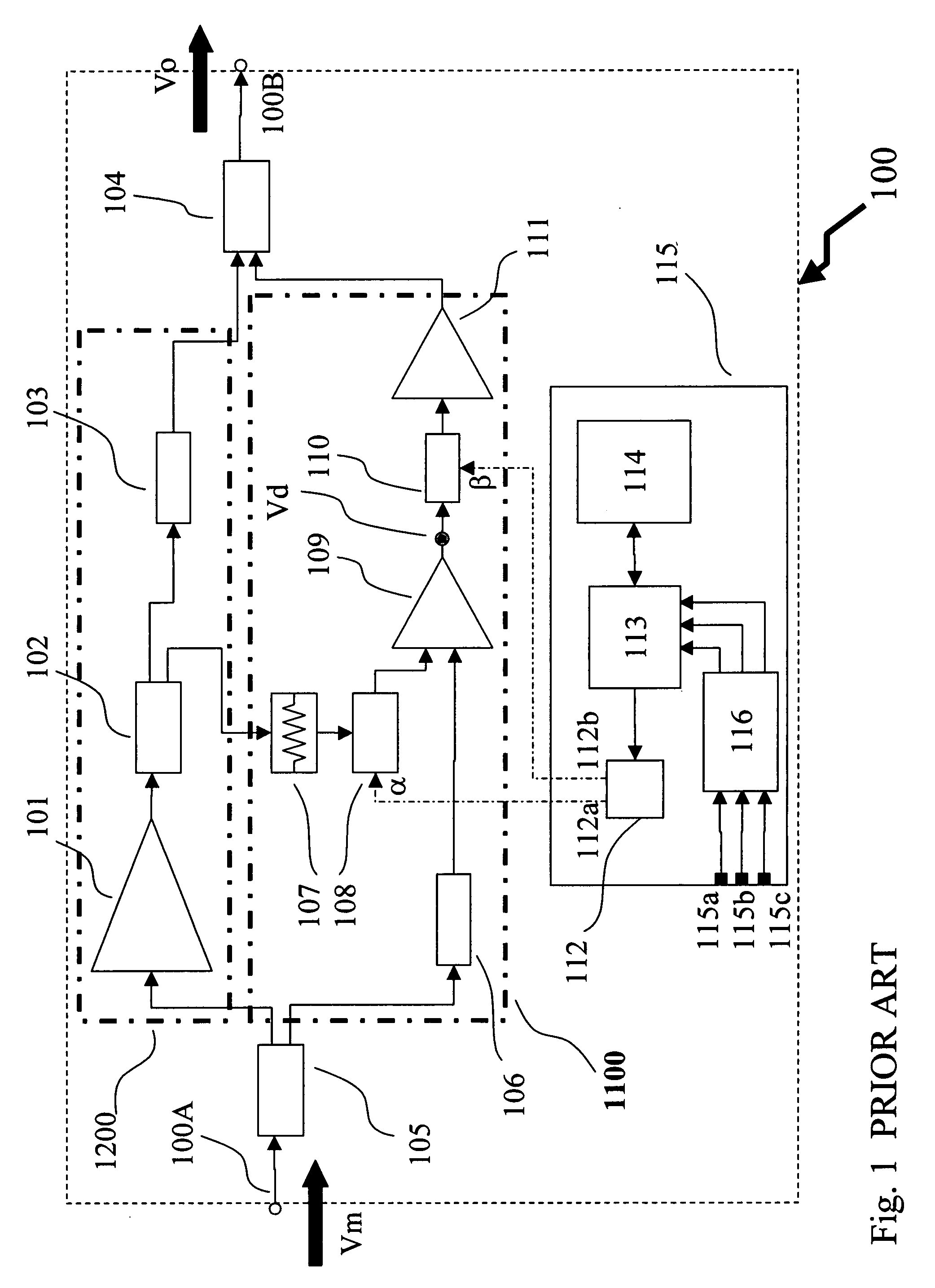 Method and apparatus for distortion correction of RF amplifiers