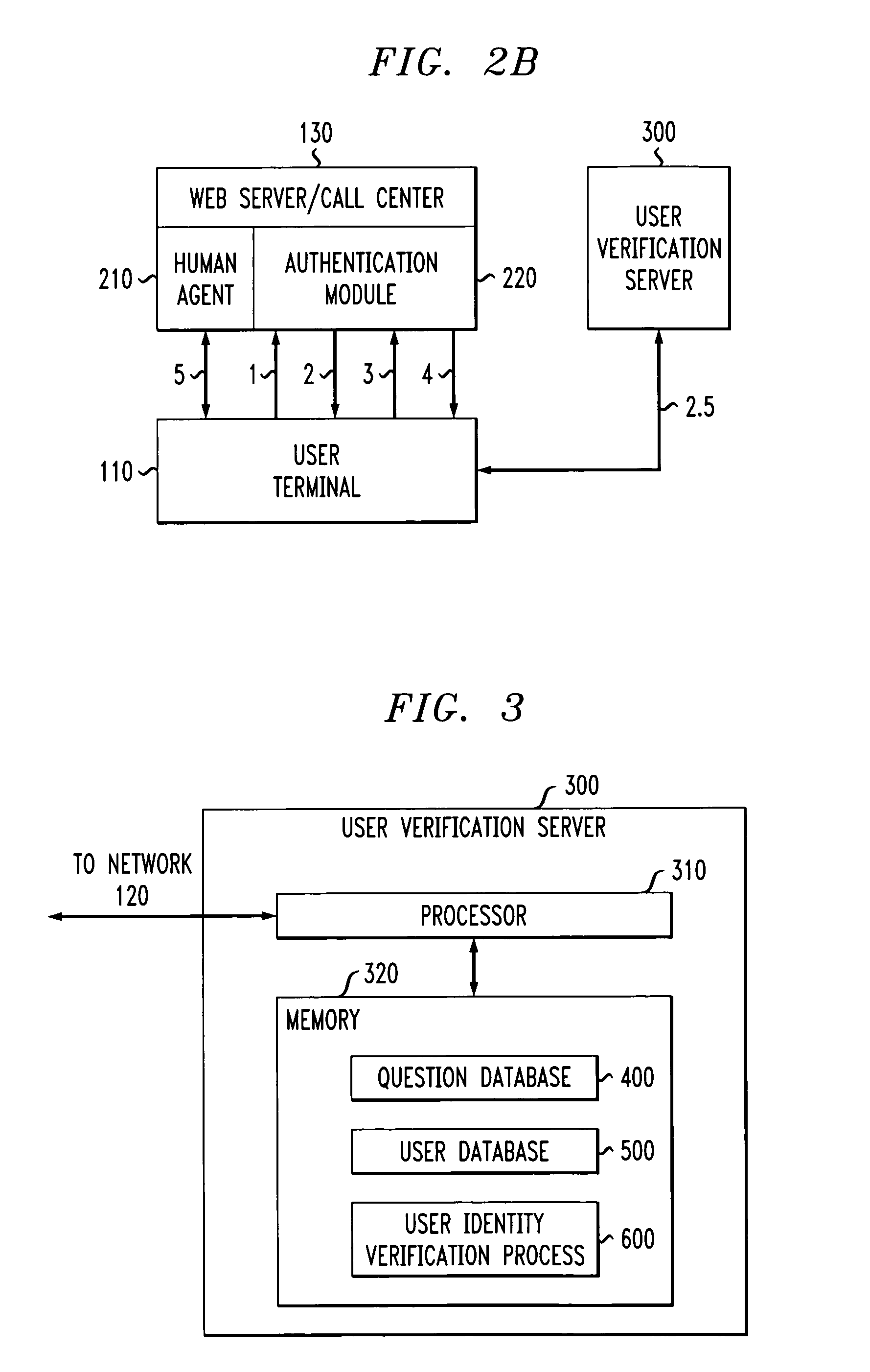Method and apparatus for authenticating a user using three party question protocol