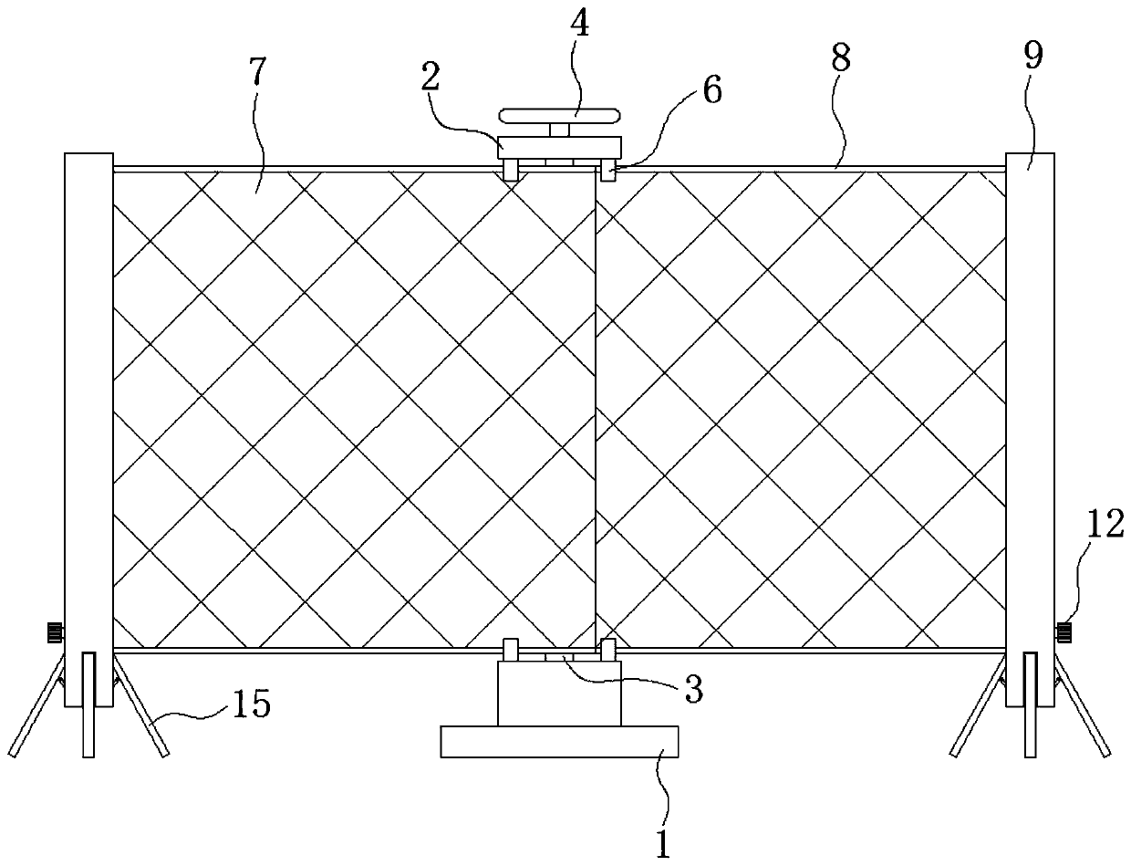 Electric power safety and protection isolating net convenient for placing and transporting