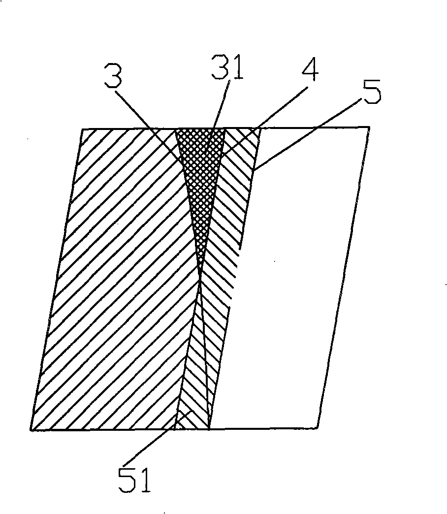 Tooth thickness variable cylinder profile modified gear and gearing device using same