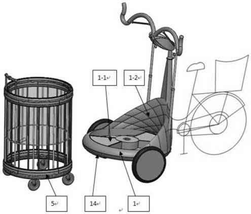 A method for picking and transporting bicycle tools