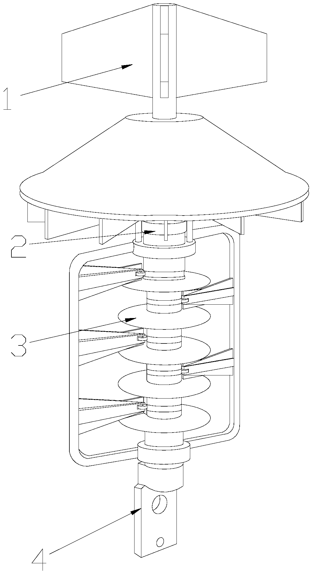 A Transmission Line Insulator Device Using Wind Power to Eliminate Flashover Phenomenon