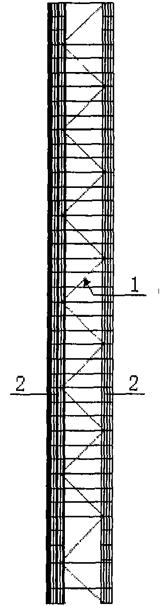 High-rise and super high-rise composite frame structure system with bilateral supports