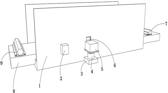 Anti-rust treatment device for hexagonal square steel