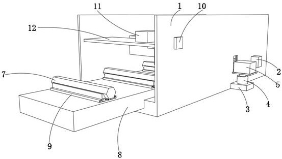 Anti-rust treatment device for hexagonal square steel