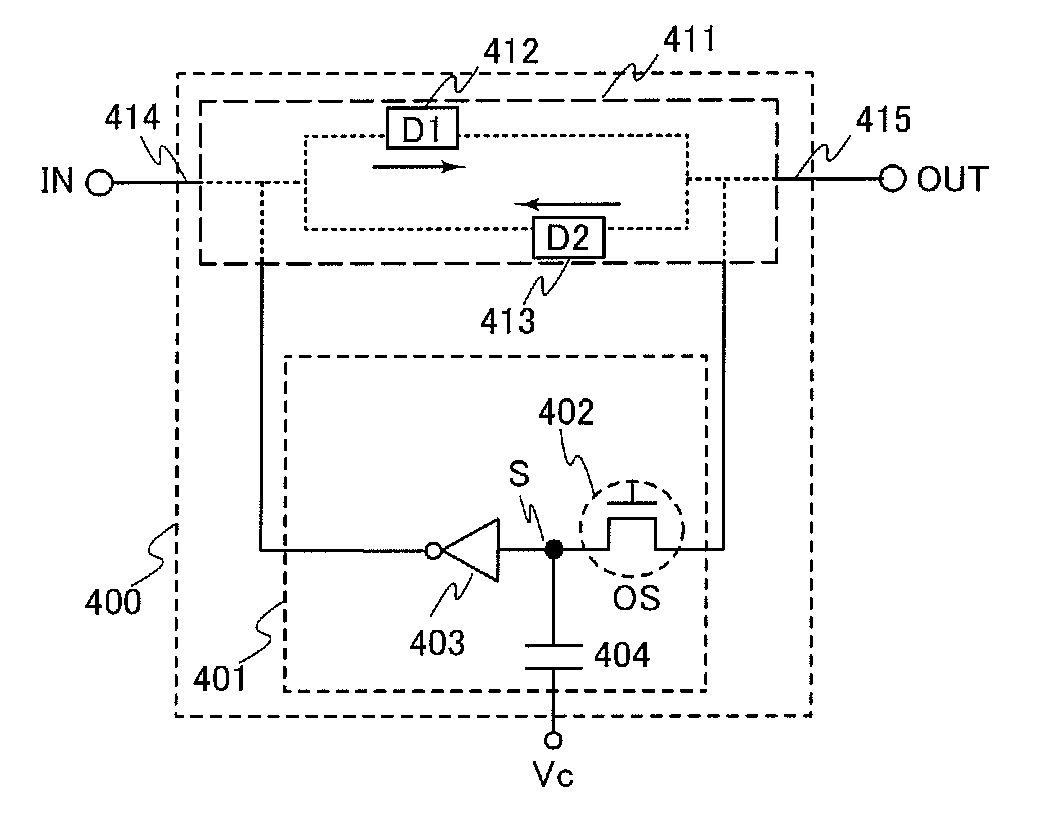 Nonvolatile latch circuit and logic circuit, and semiconductor device using the same