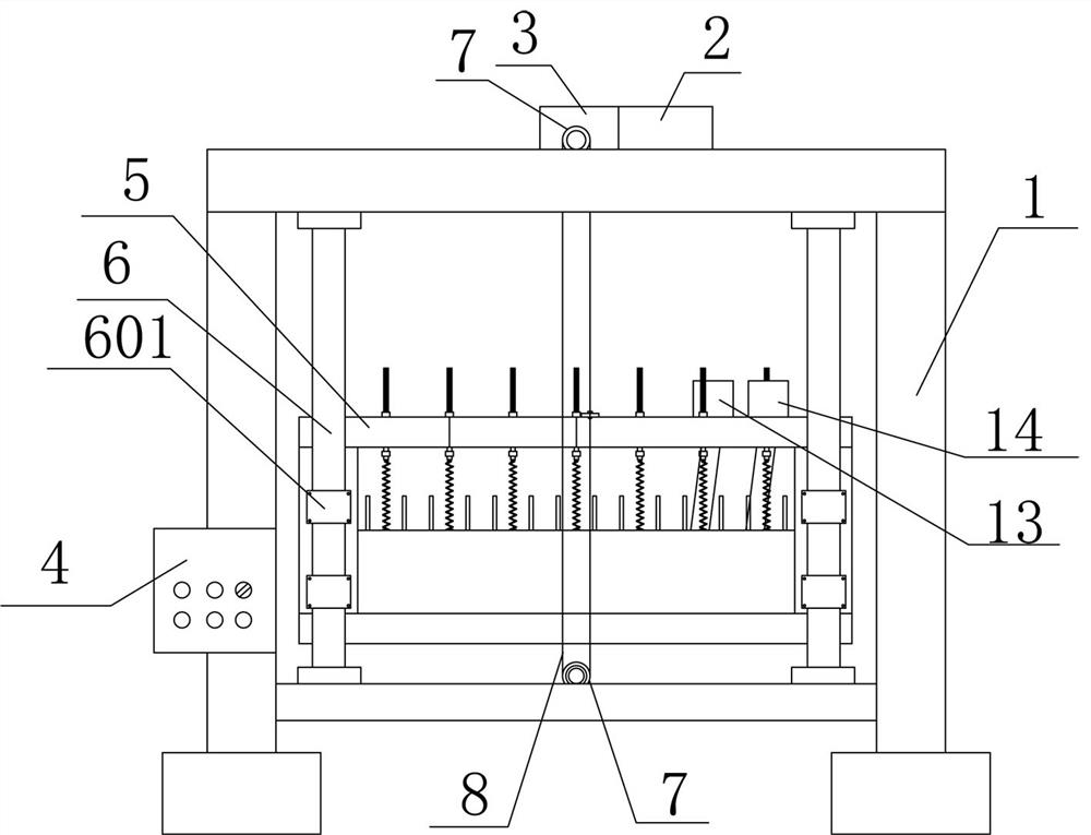 An anti-vibration cutting device for a self-insulating block cutting line