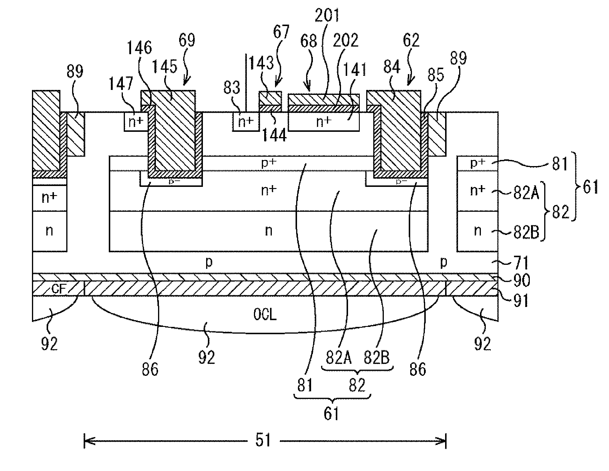 Solid state image sensor, manufacturing method thereof, and electronic device