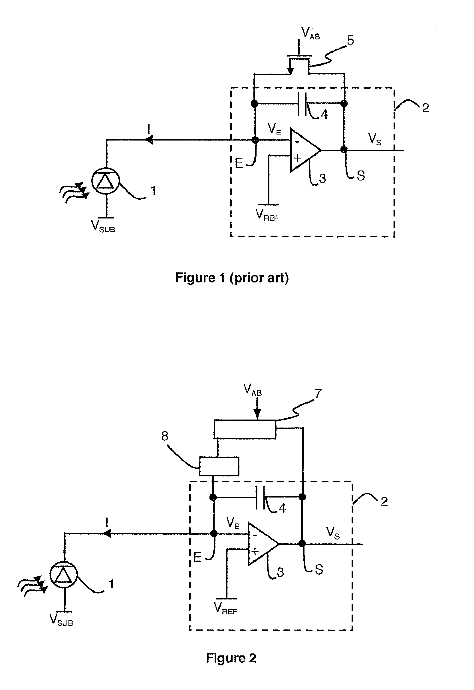 Detection circuit with improved Anti-blooming circuit
