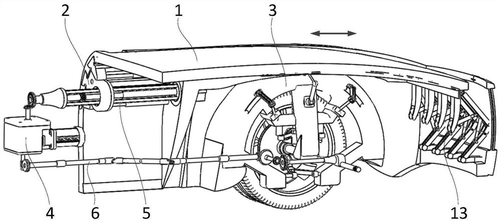 Telescopic deformation vehicle body