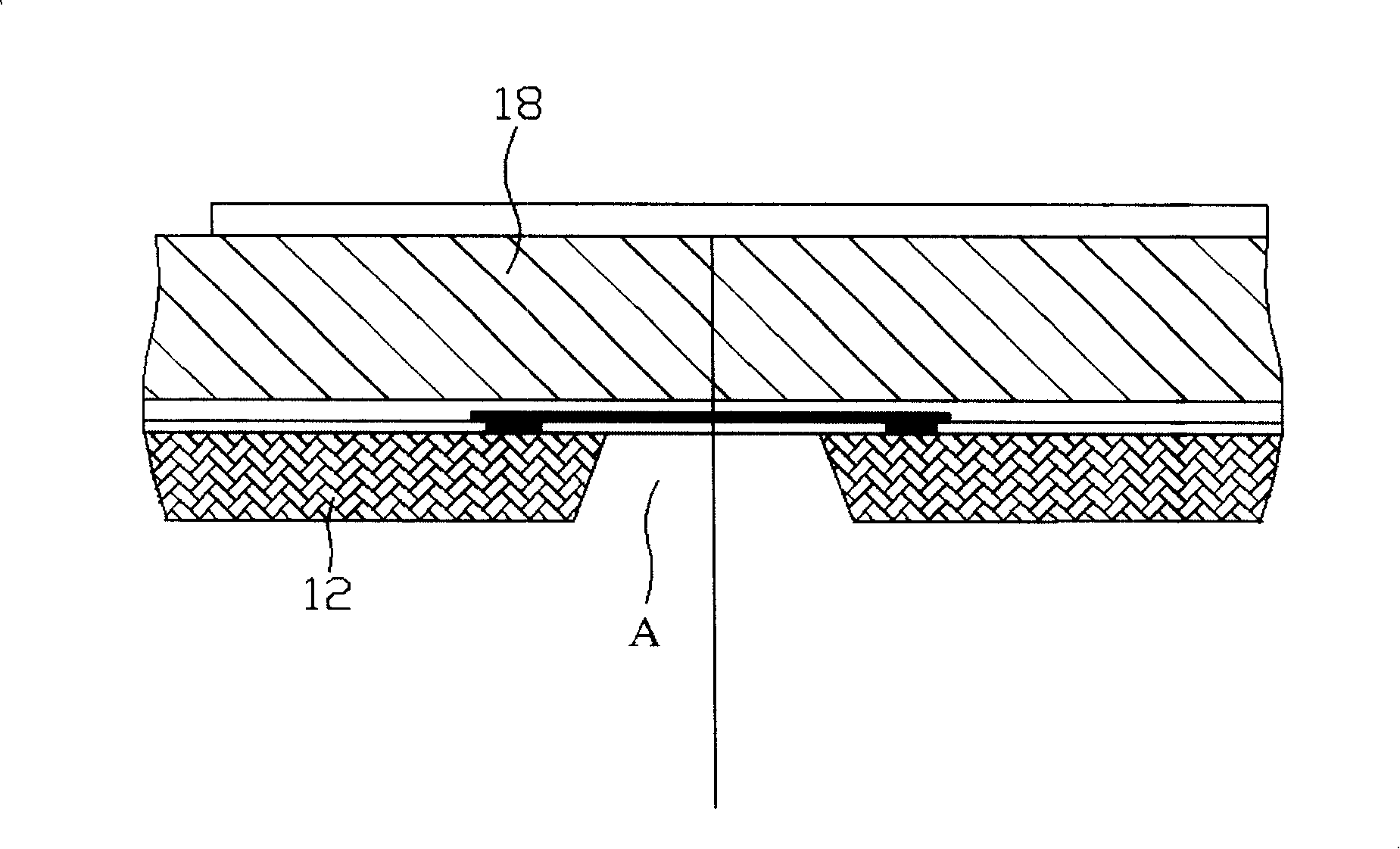 Conductive layer structure for chip encapsulation module and its making method