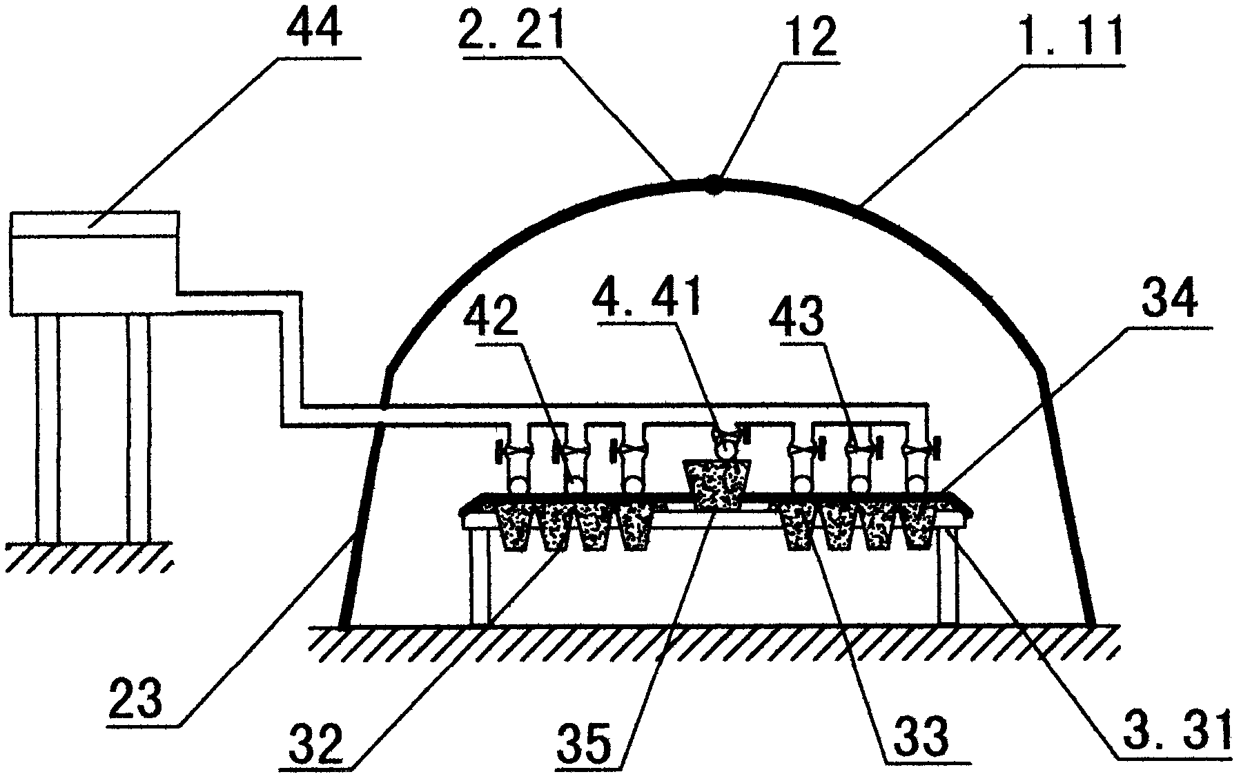 Plug substrate rainproof strawberry seedling culturing method and special facility