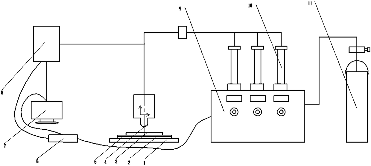 Method for ultrasonic-assistance laser near-net shape forming of titanium-nickel alloy gradient material