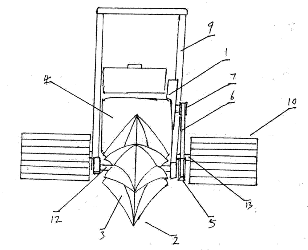 Dry land ridge row ditcher