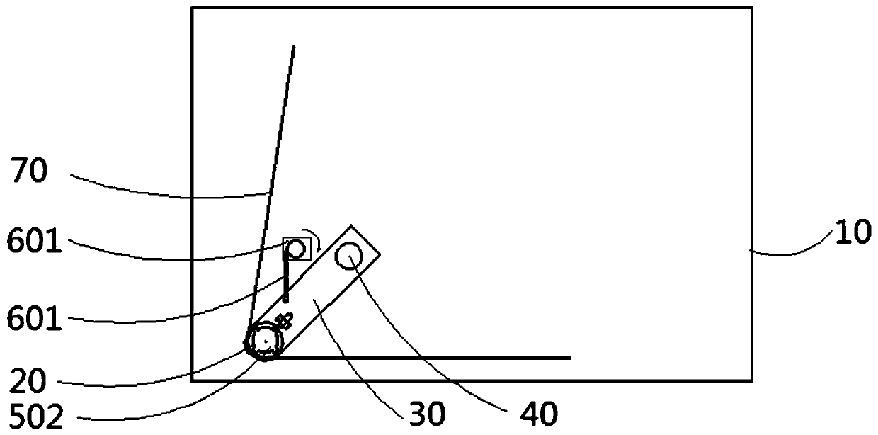 Circulating filtering belt detecting and adjusting device