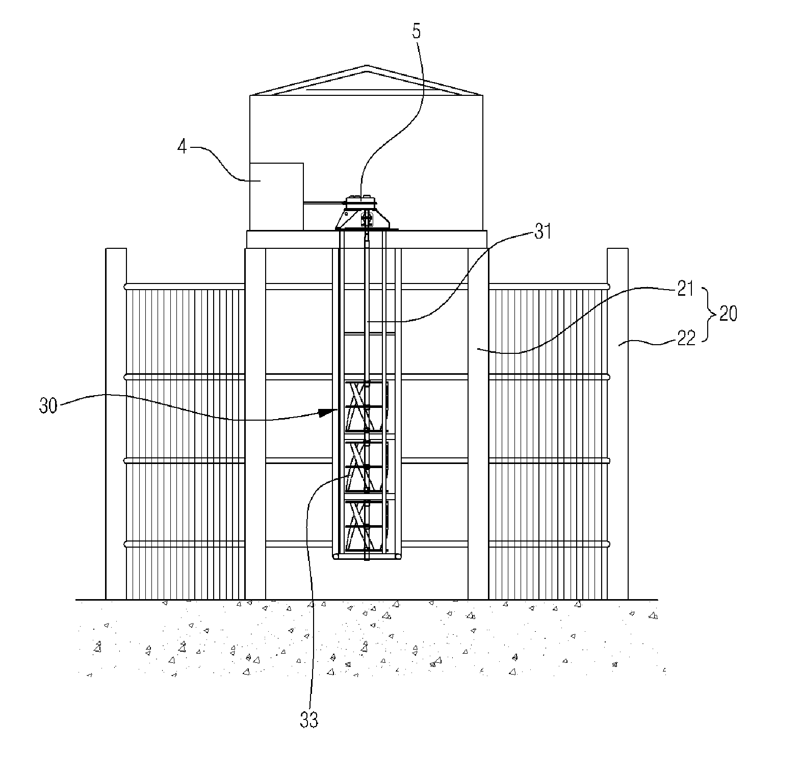 Power generation system using helical turbine