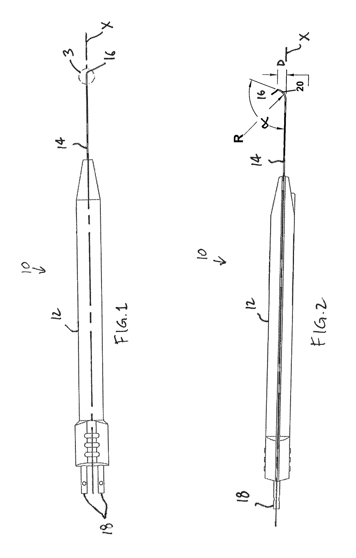 Method of, and device for, marking a patients eye for reference during a toric lens implantation procedure