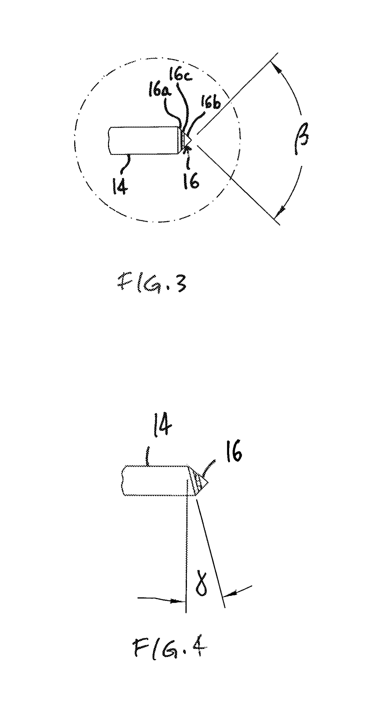 Method of, and device for, marking a patients eye for reference during a toric lens implantation procedure