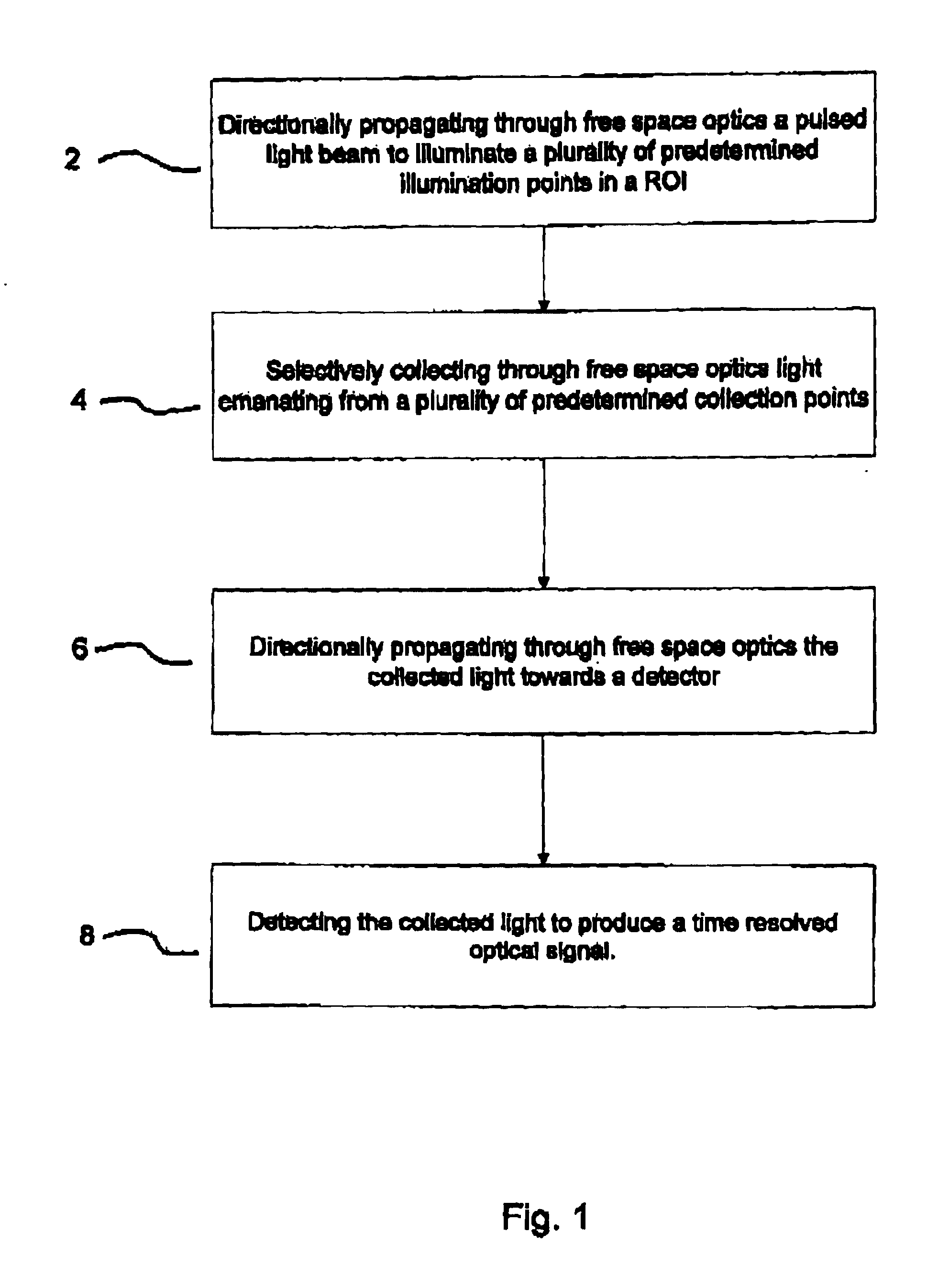 Method and apparatus for time resolved optical imaging of biological tissues as part of animals