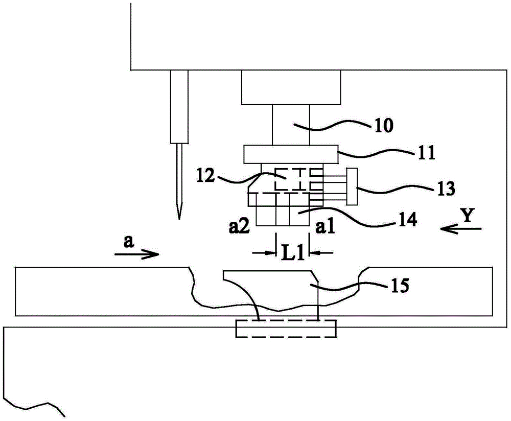 Hammer adjusting mechanism of lockstitch button holder