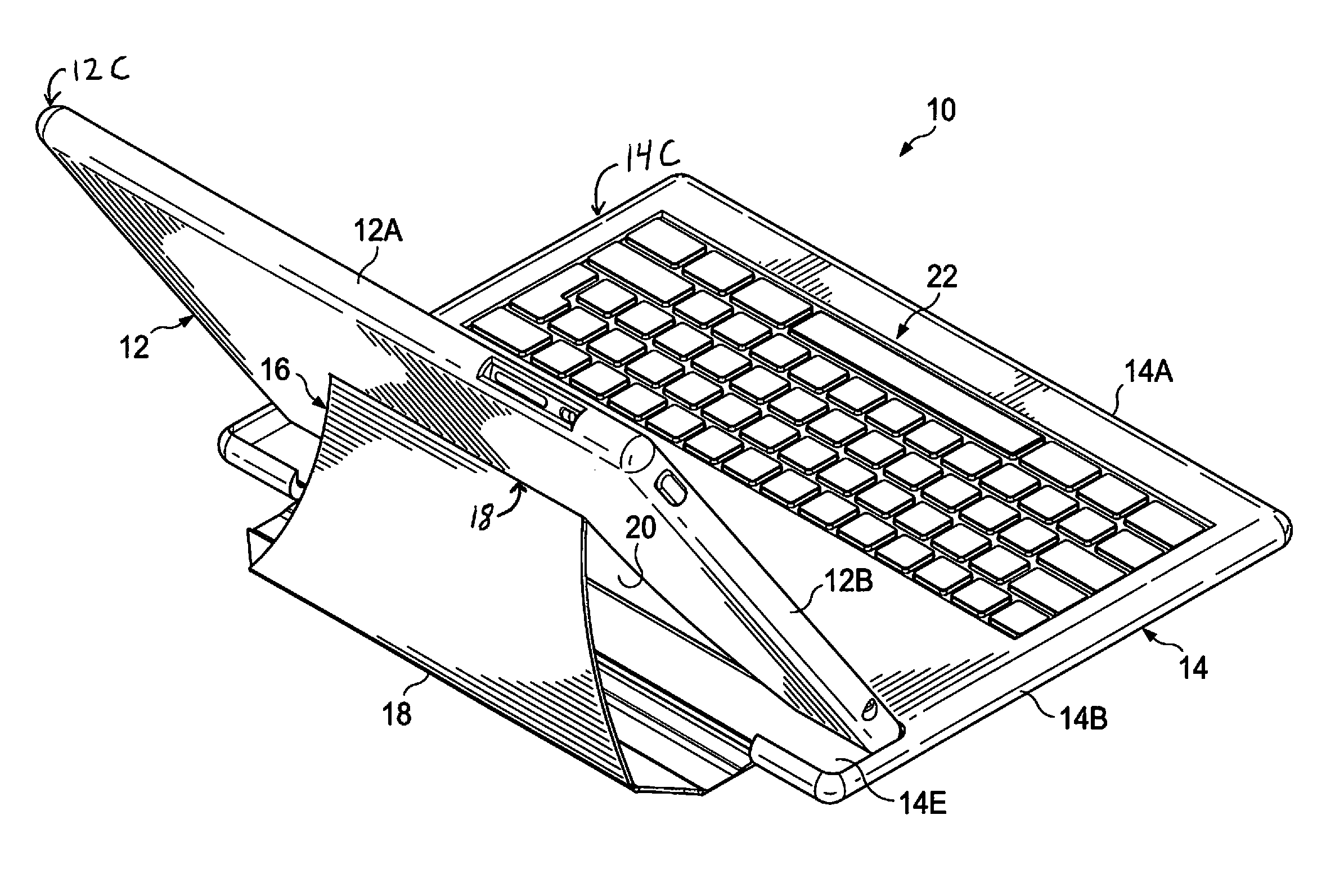 Folding Tablet Keyboard Case