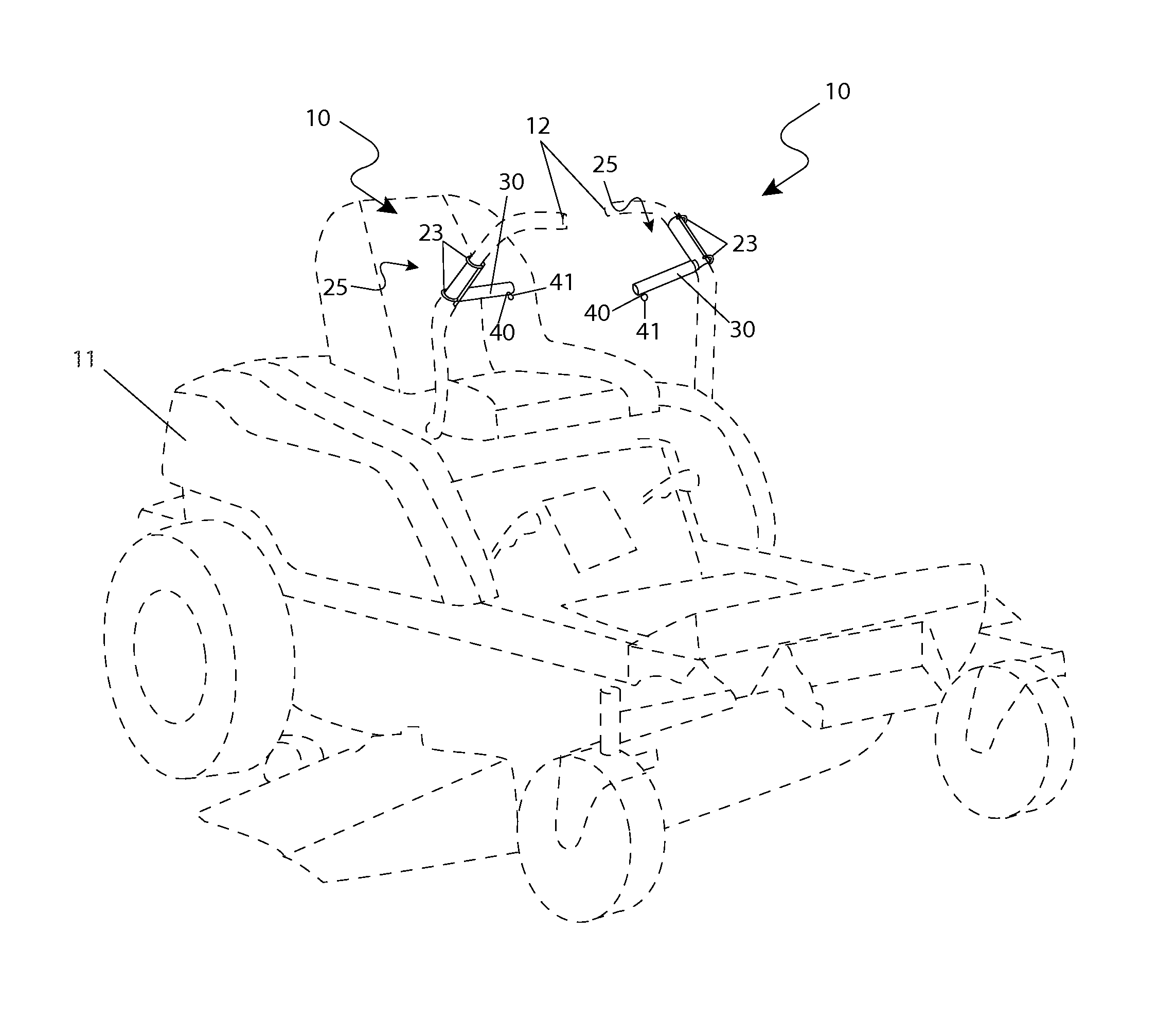 Attachable armrest for a mower steering assembly
