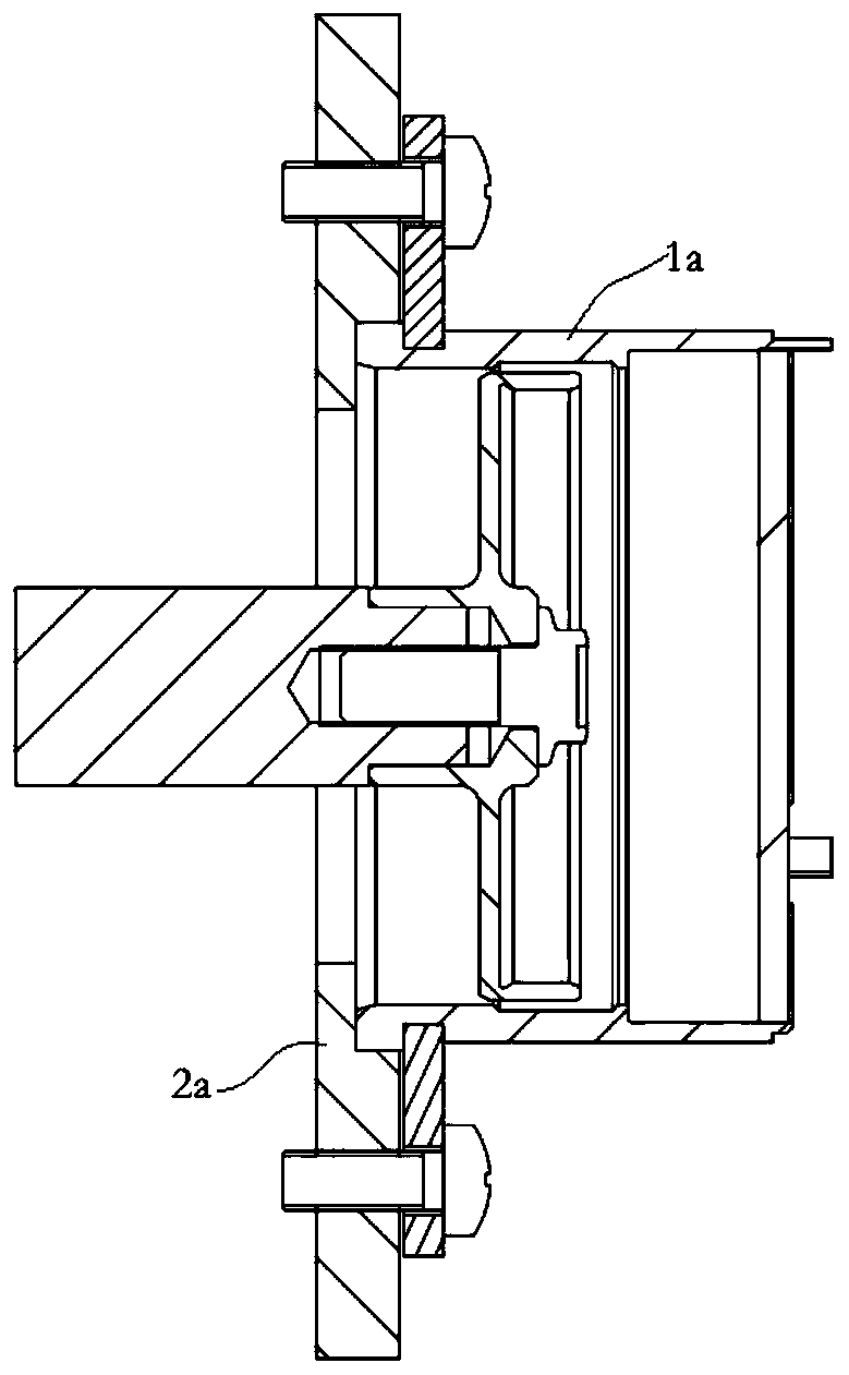 Encoder mounting structure and motor