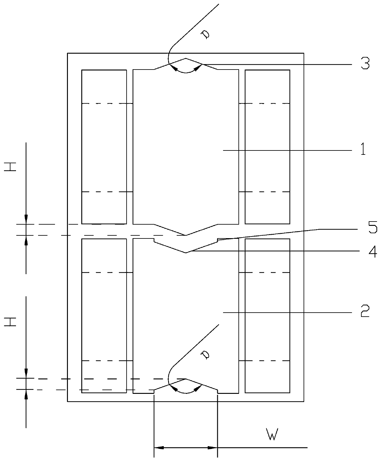 A two-roller triangular rolling mill, production line and production process for making copper strips from oxygen-free copper rods