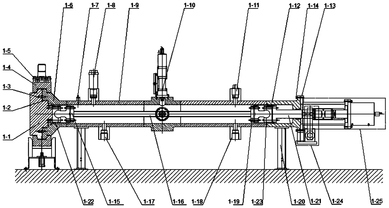 Submarine pipeline complex load joint loading test device