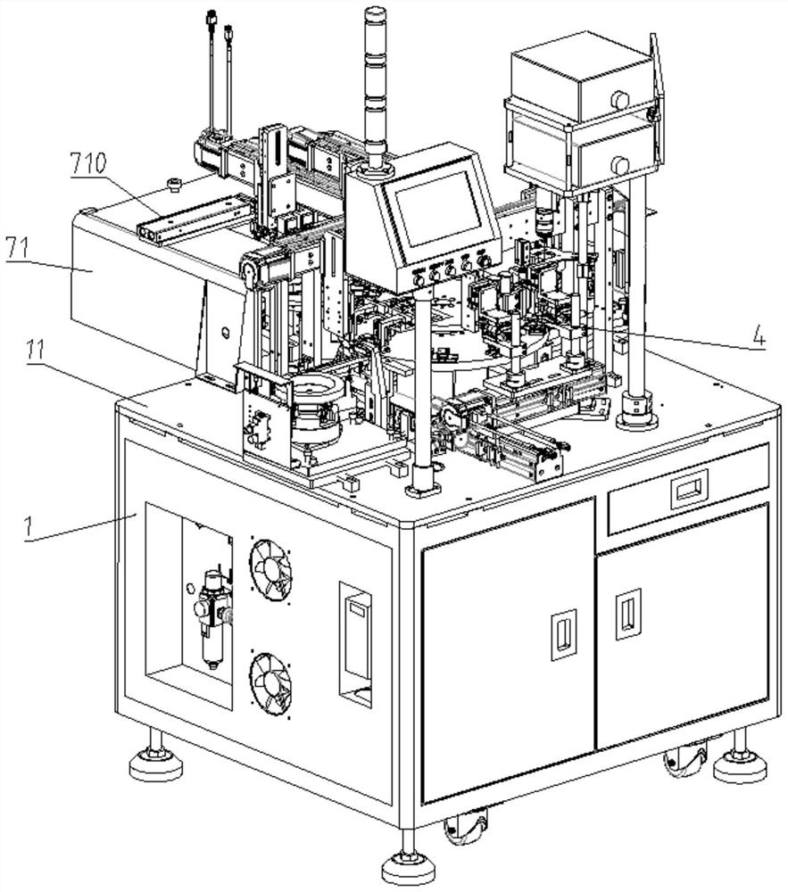 Common mode inductor assembling machine and method