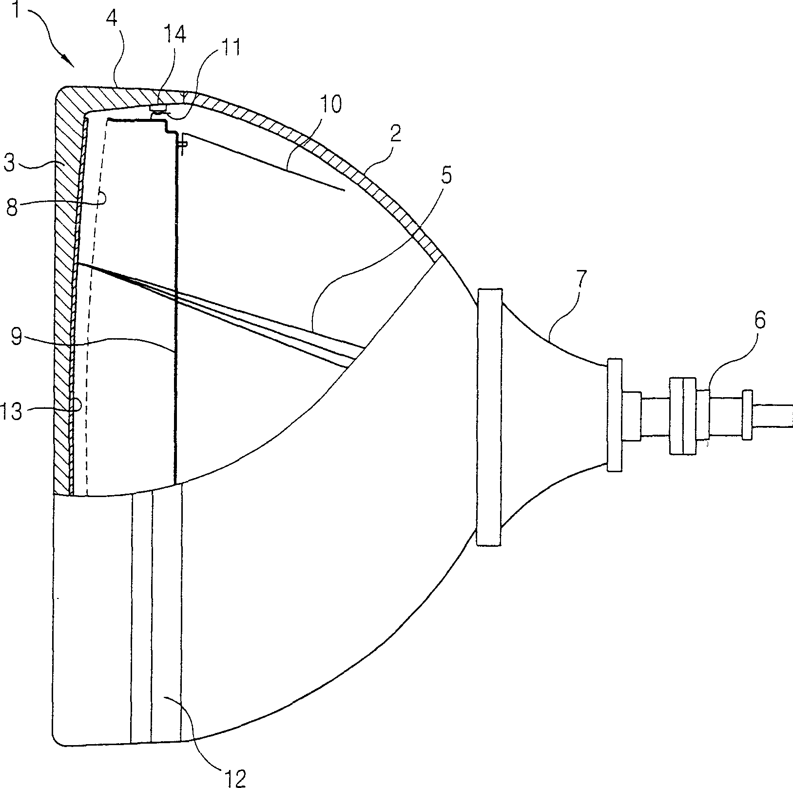 Shadow mask frame of cathode ray tube