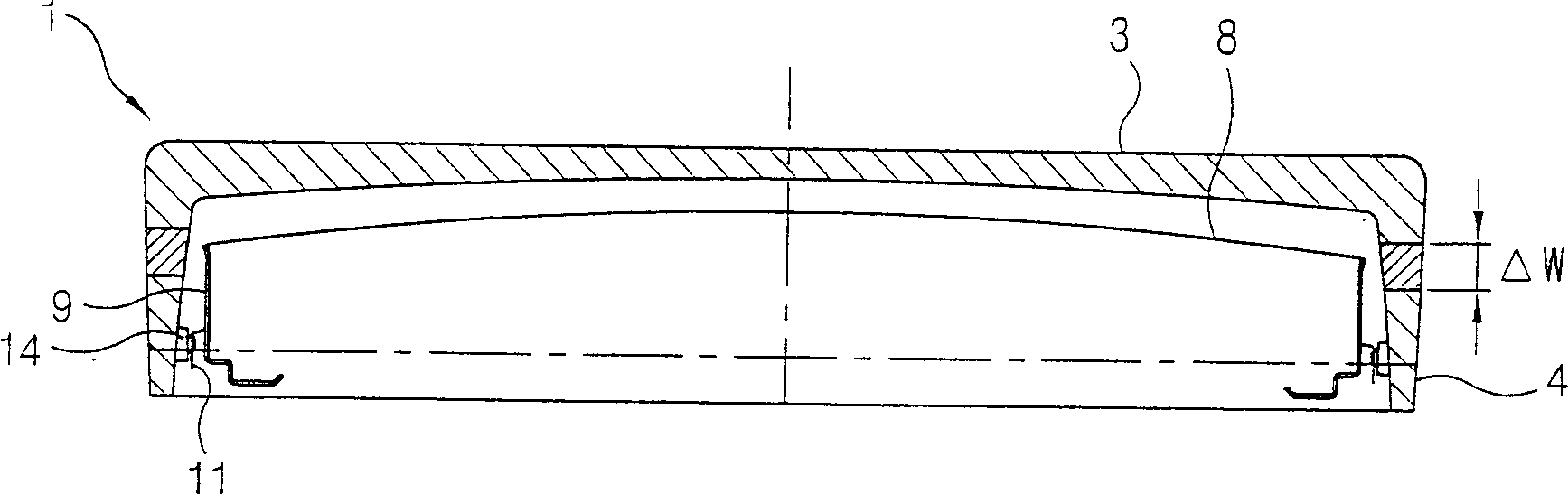 Shadow mask frame of cathode ray tube