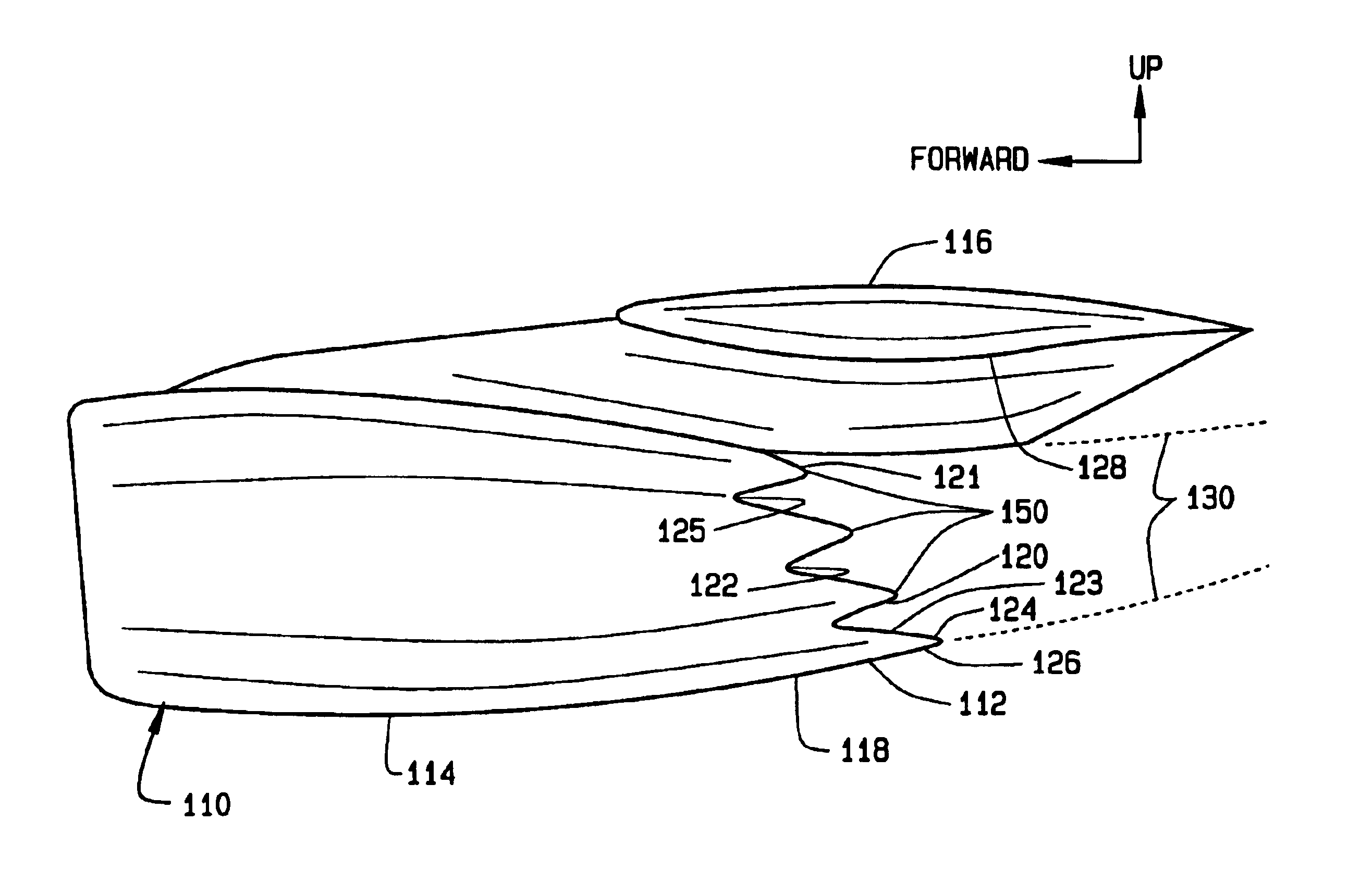 Scarf nozzle for a jet engine and method of using the same