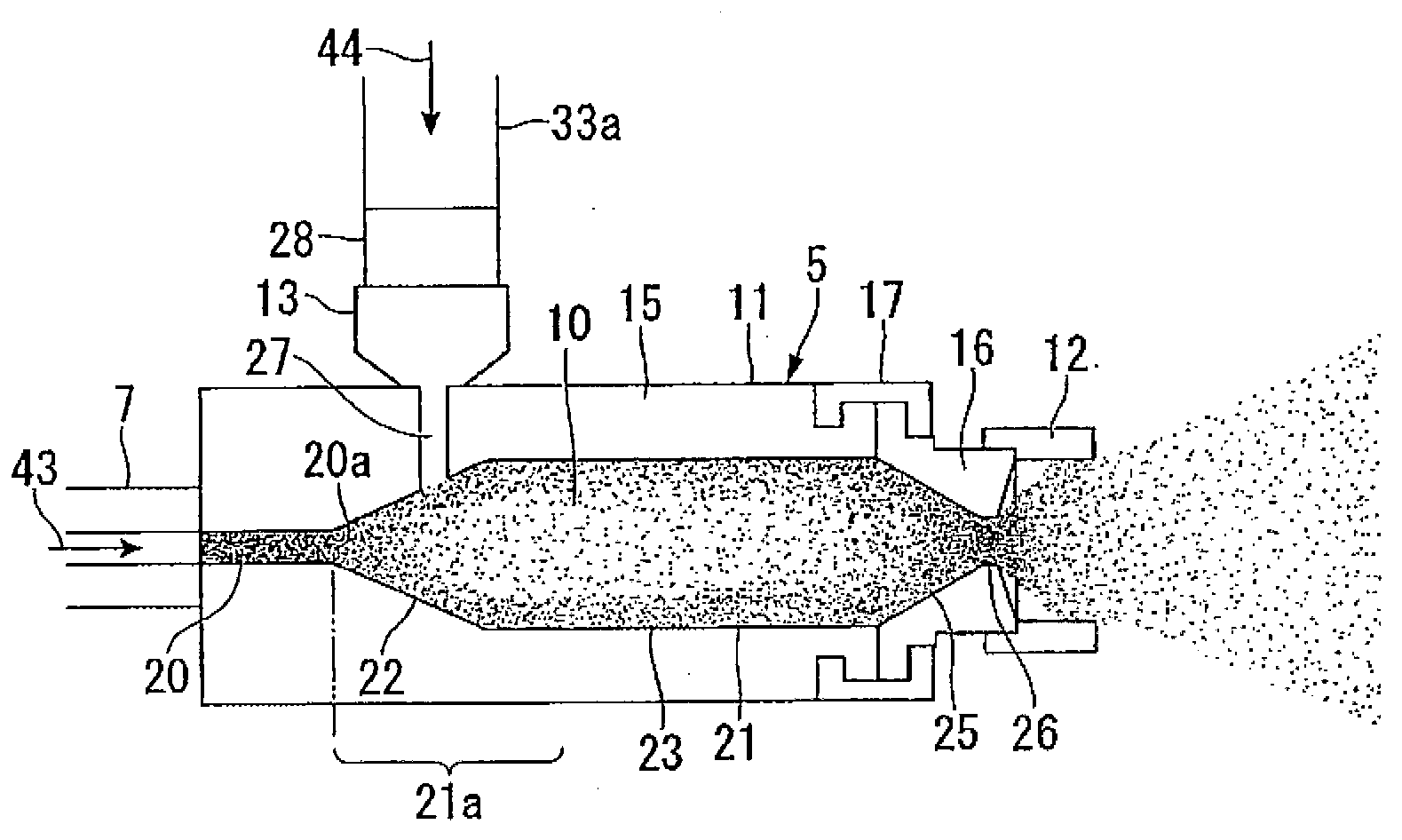 Spray gun, spray coating device, and spray coating method