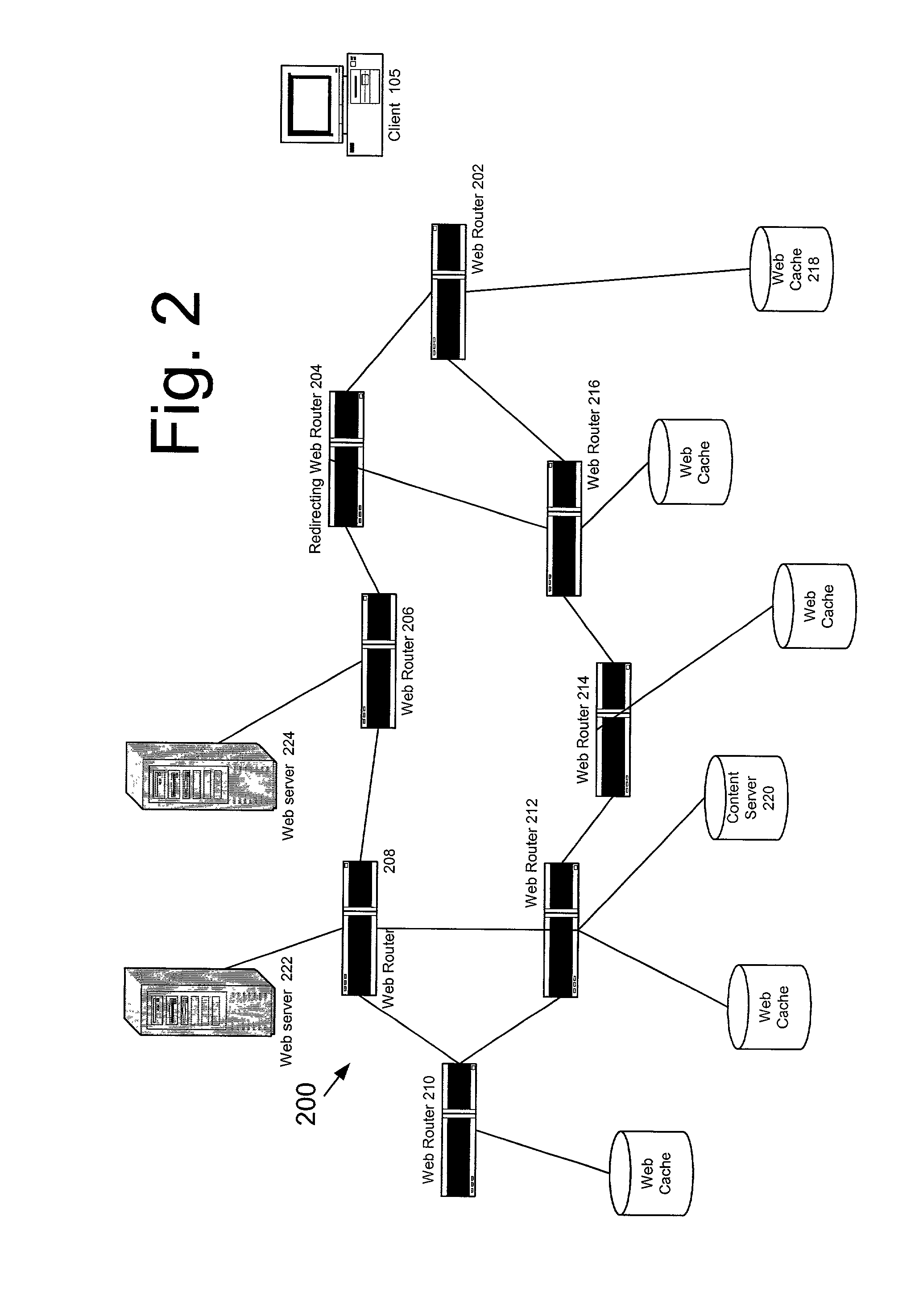 System and method for using uniform resource locators to map application layer content names to network layer anycast addresses