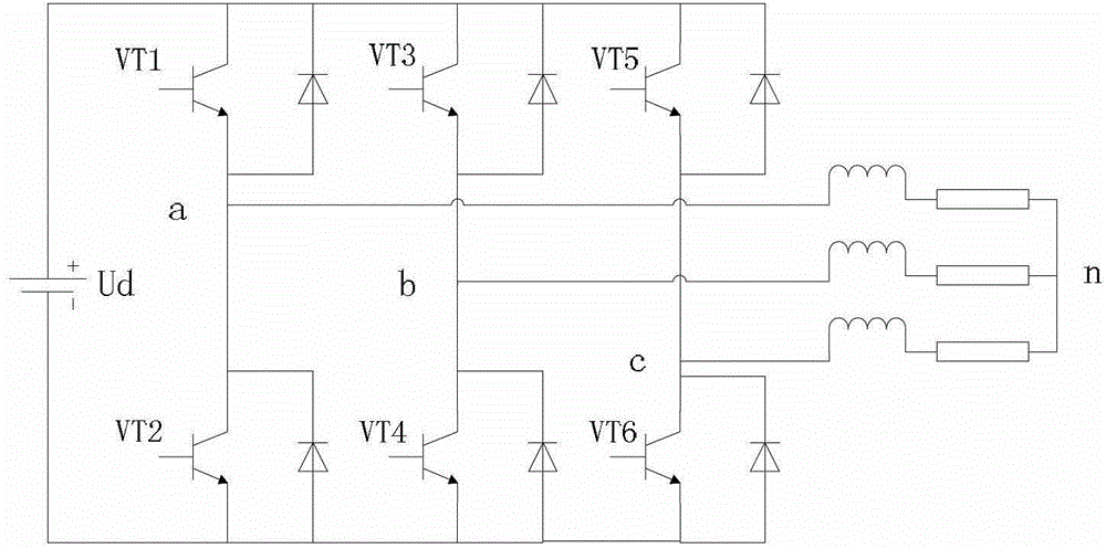 Method for detecting open-circuit fault of inverter circuit