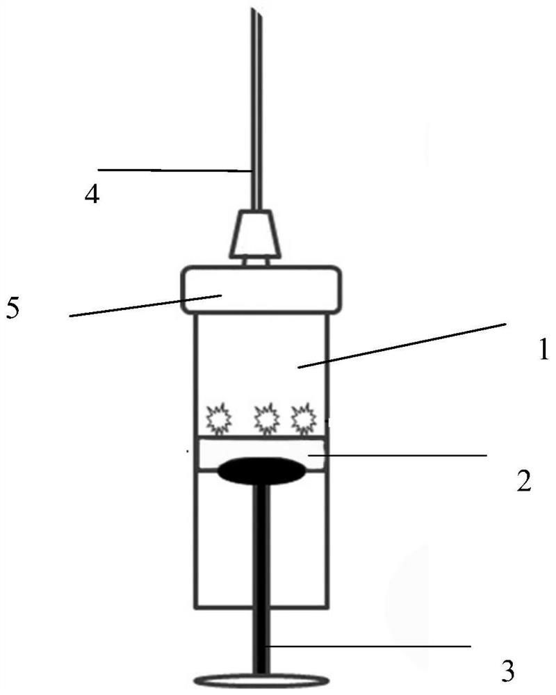 A blood sampling device for preparing supernatant stimulated by bovine tuberculosis