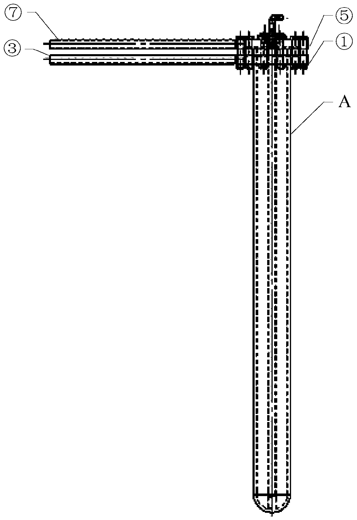 Manufacturing method of fixed-point furnace metal fixed-point bottle