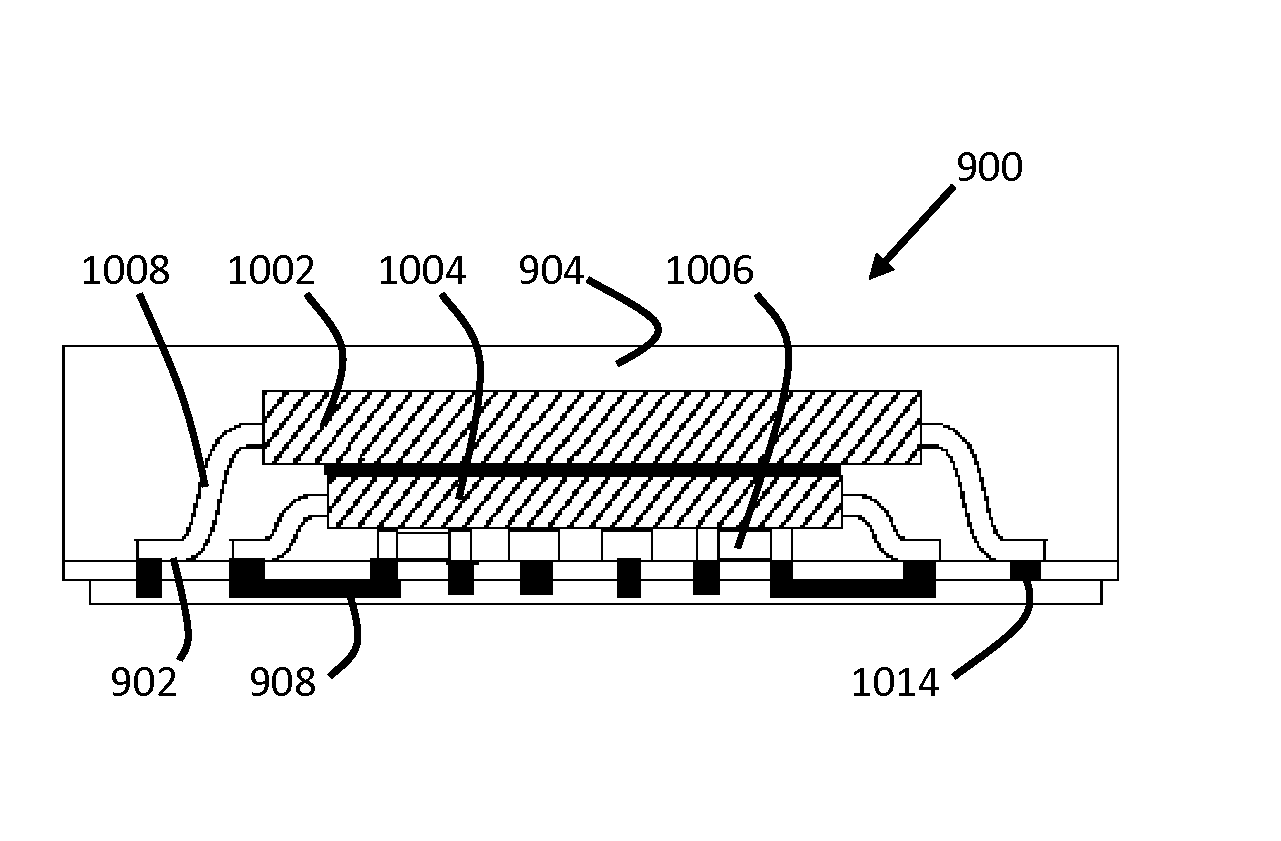 Electronic assemblies without solder having overlapping components