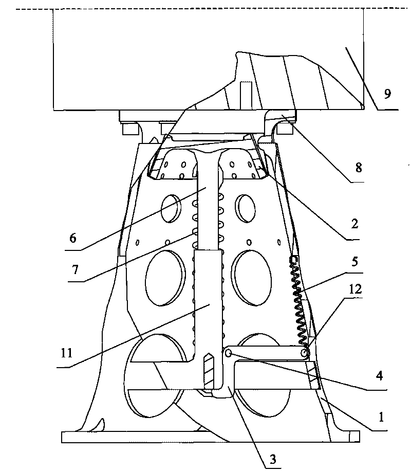 Separation mechanism of on-board equipment