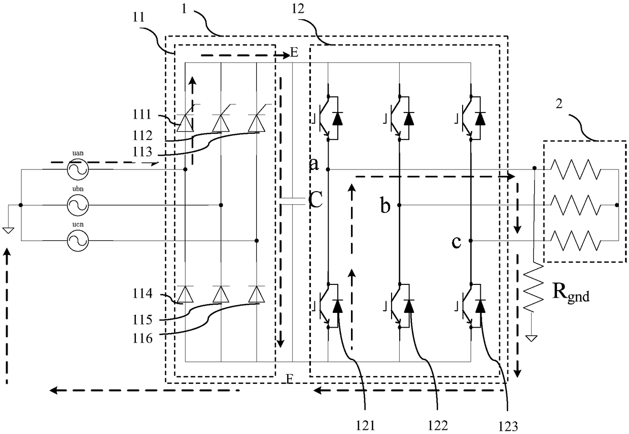 Earthing short circuit protection method, motor controller and computer readable storage medium