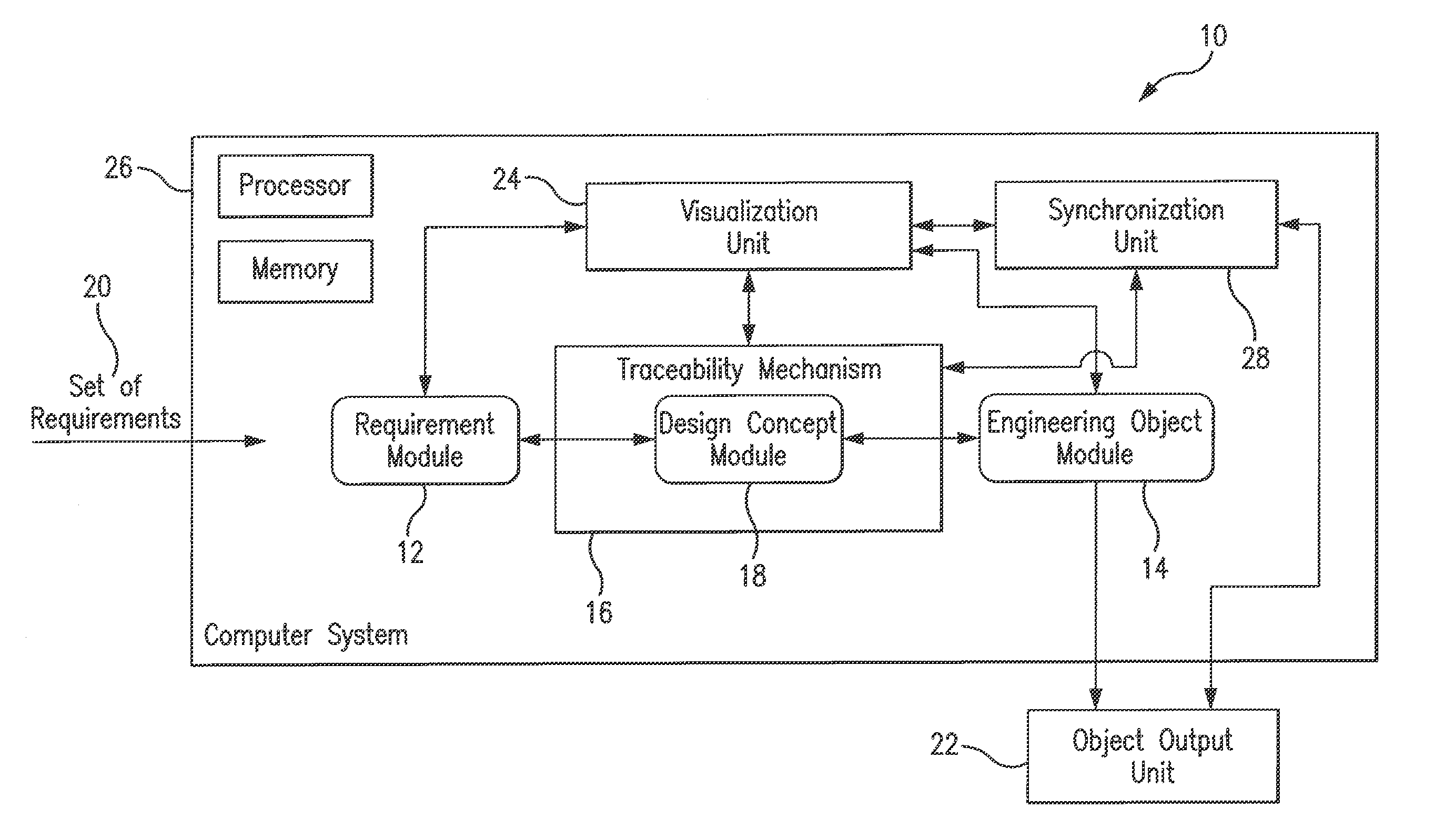 Method and system for ontology-enabled traceability in design and management applications