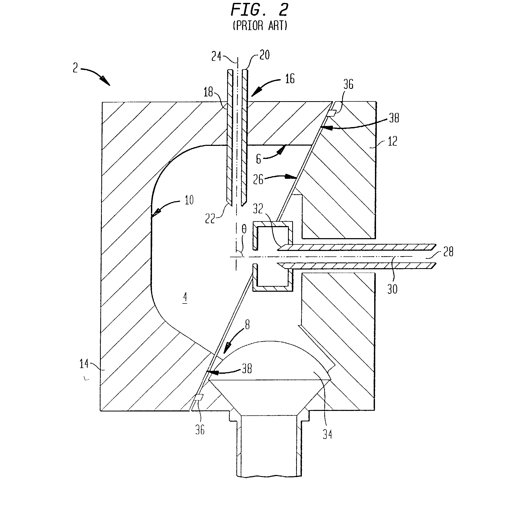 Ionization chamber for atmospheric pressure ionization mass spectrometry