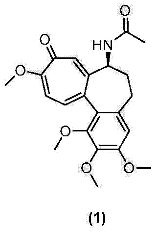 Colchicine derivative containing histone deacetylase inhibitory activity, preparation method and application thereof