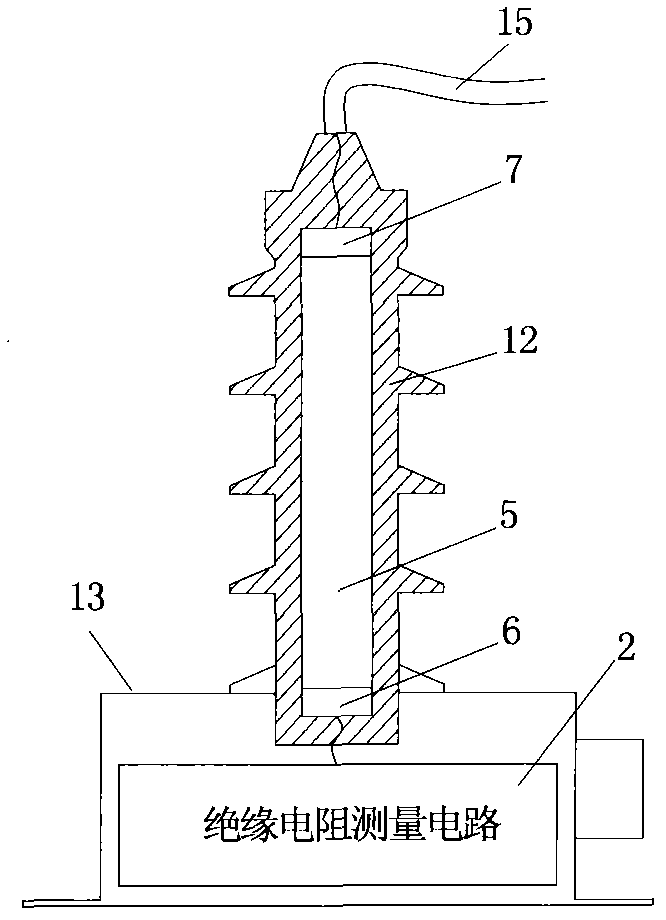 Detection device for insulation resistance of electrical equipment