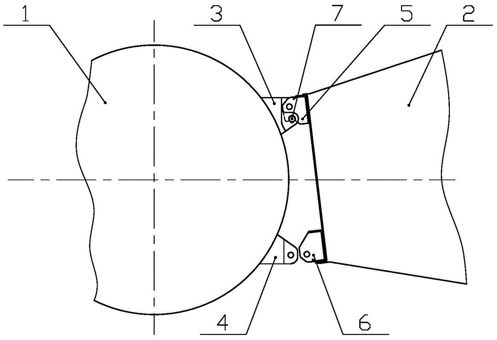 An accurate positioning hook structure