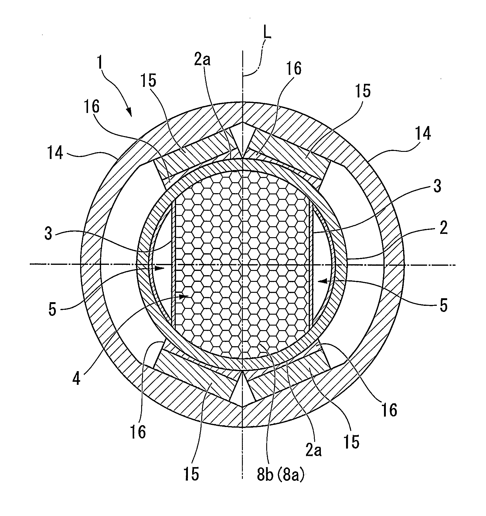 Magnetic-separation filter device